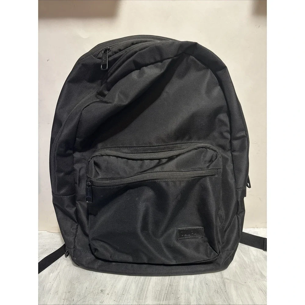 CALPAK Black Backpack Bag Strap Multiple Compartments No Handle 18